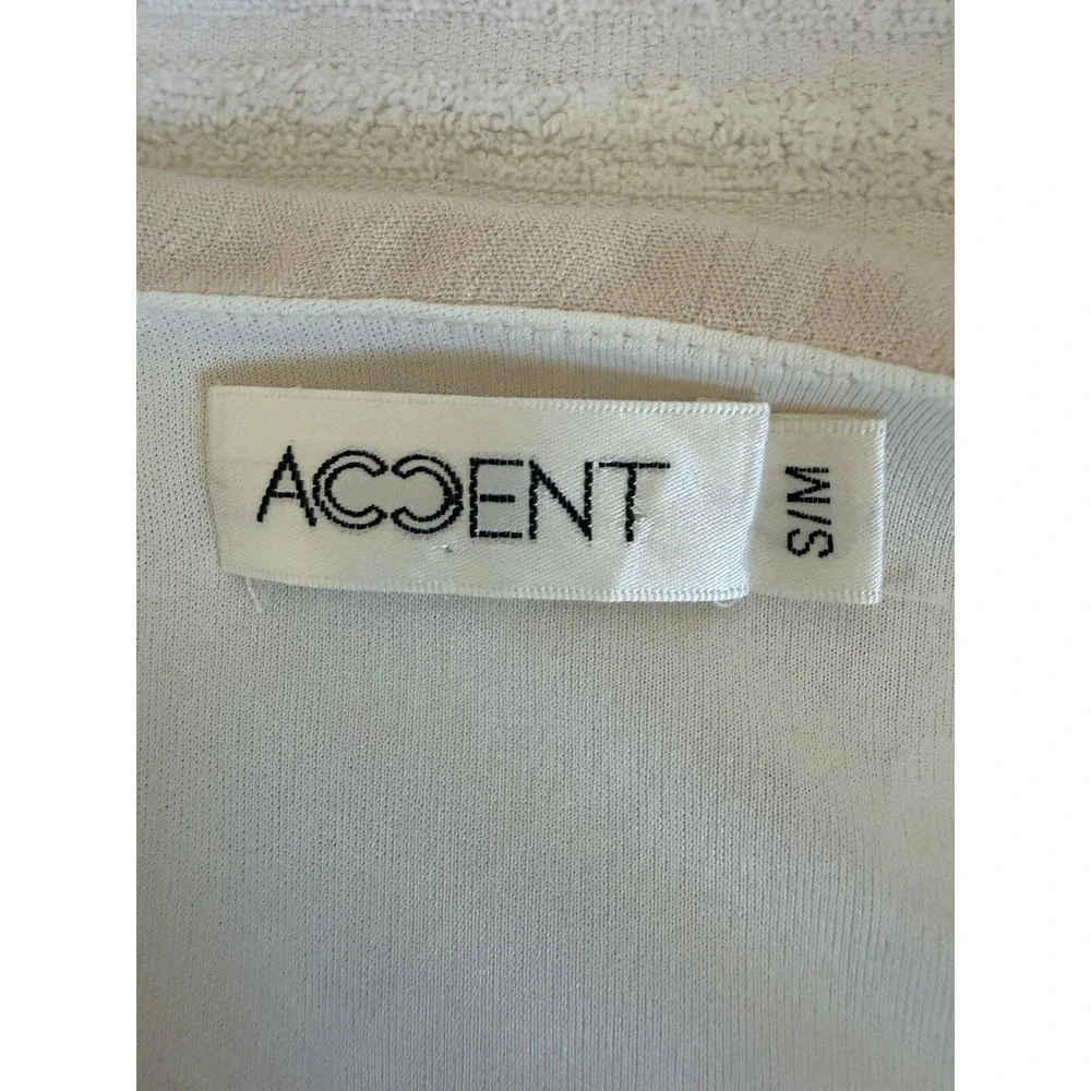 Accent Maxi Dress S/M Colorblock Pink Tan Black Sleeveless‎ Boho